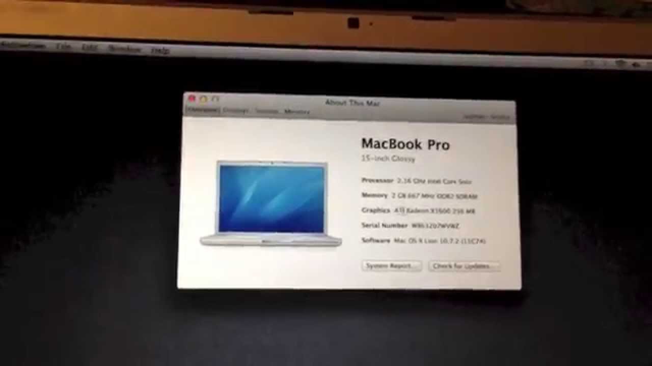 install mac osx for macbook a1226 2007